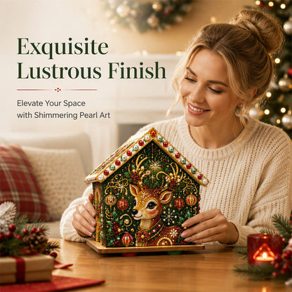 🎉 2026 Sale — Over 12,000 Sold!🎄 DIY 3D Pearl Christmas Art Kit‑Handmade Holiday Decoration Craft ✨