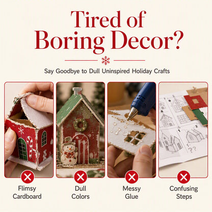 🎉 2026 Sale — Over 12,000 Sold!🎄 DIY 3D Pearl Christmas Art Kit‑Handmade Holiday Decoration Craft ✨
