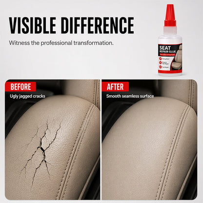 🚗Buy 2 Get 1 Free! Quick Dry Car Seat Leather Repair Glue‑ Precision Nozzle Vinyl & Leather Adhesive, Permanent Bond Repair Glue for Car Seats, Sofas & Leather Furnitures