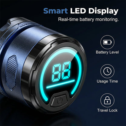 6-Blade Electric Head Shaver for Bald Men