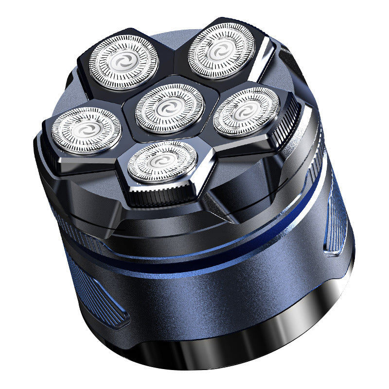 6-Blade Electric Head Shaver for Bald Men