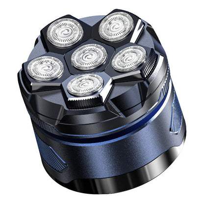 6-Blade Electric Head Shaver for Bald Men