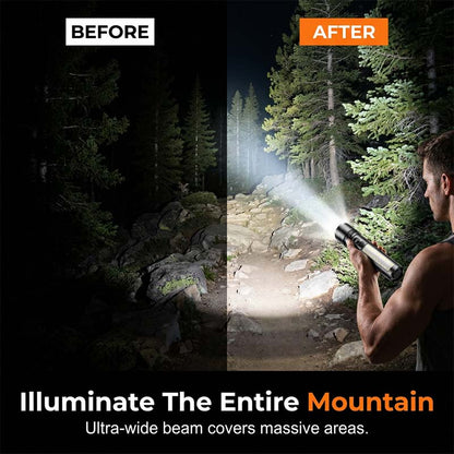 Rechargeable Flashlight with Digital Display