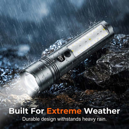 Rechargeable Flashlight with Digital Display