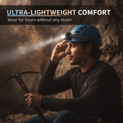 Rechargeable Lightweight LED Headlamp Flashlight