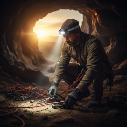 Rechargeable Lightweight LED Headlamp Flashlight