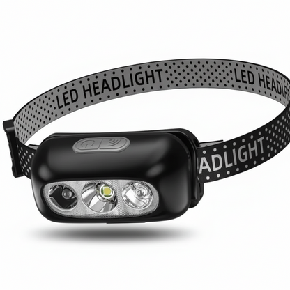 Rechargeable Lightweight LED Headlamp Flashlight