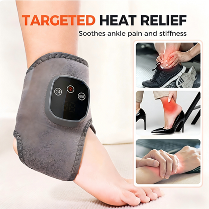 Portable Ankle Massager with Heat & Vibration