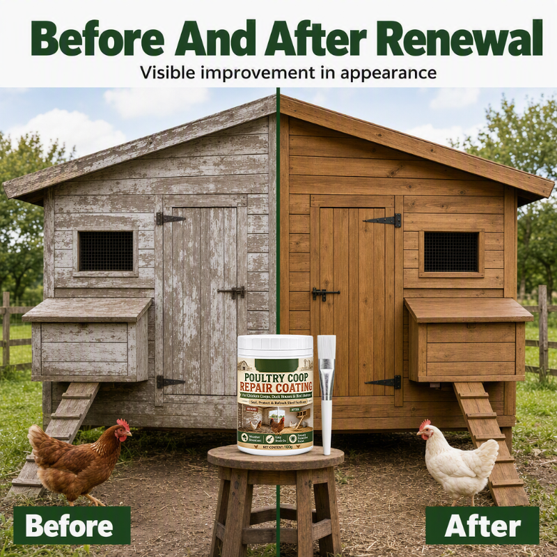 Waterproof Poultry Coop Repair Coating