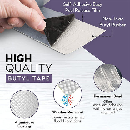 ⏳Time-Limited Special⏰Heavy-duty, waterproof aluminum tape – Immediate repair and sealing of leaks