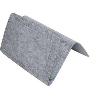 🛏️Bedside Hanging Storage Bag‑Multi‑Pocket Bed Caddy Organizer, Felt Hanging Pouch for Dorm Bunk Bed Hold Tablet Book Phone Stationery