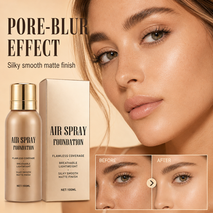 💦Waterproof Flawless Air Spray Foundation｜Long‑Lasting Airbrush Makeup, Sweat‑Proof Buildable Coverage ✨
