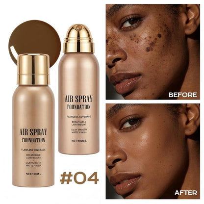 💦Waterproof Flawless Air Spray Foundation｜Long‑Lasting Airbrush Makeup, Sweat‑Proof Buildable Coverage ✨