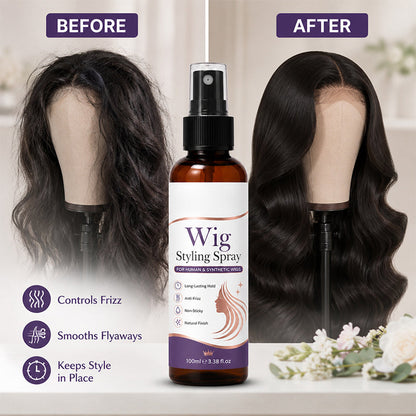 Long-Lasting Anti-Frizz Wig Styling Spray
