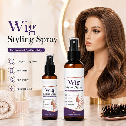 Long-Lasting Anti-Frizz Wig Styling Spray