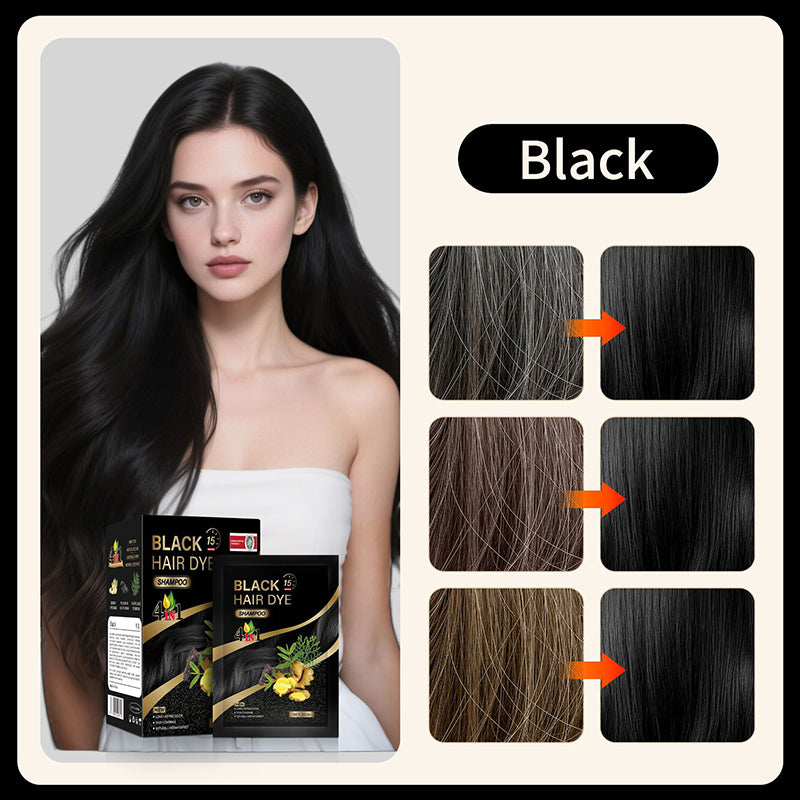 4-in-1 Herbal Hair Dye Shampoo