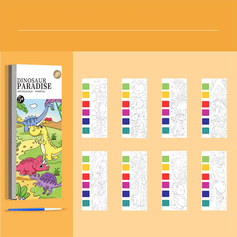 Pocket Watercolor Painting Book for Kids