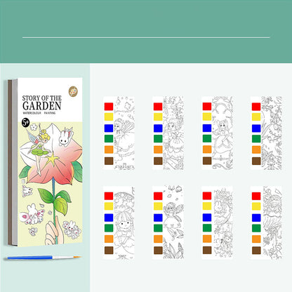 Pocket Watercolor Painting Book for Kids