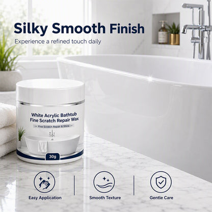 White Acrylic Bathtub Fine Scratch Repair Wax