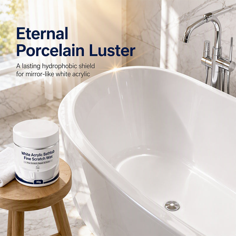 White Acrylic Bathtub Fine Scratch Repair Wax