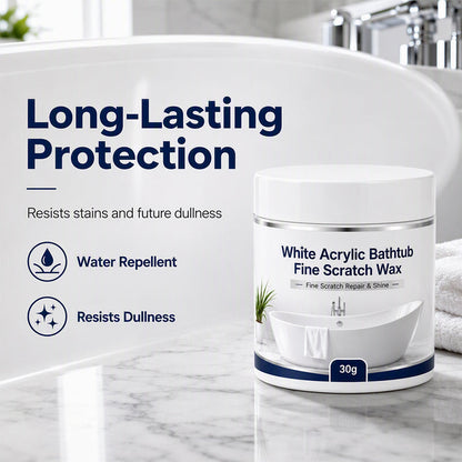 White Acrylic Bathtub Fine Scratch Repair Wax