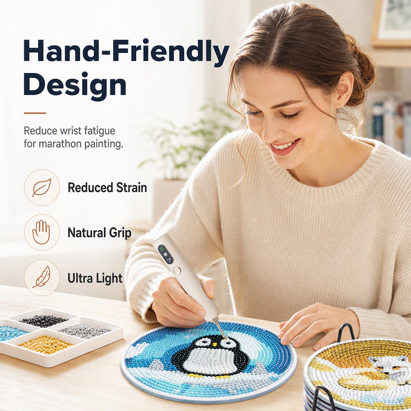 ⏳🔥LIMITED-TIME 50% OFF! ⏰💎 Rechargeable Electric Diamond Pen – Precise, Comfortable, Time‑Saving✏️