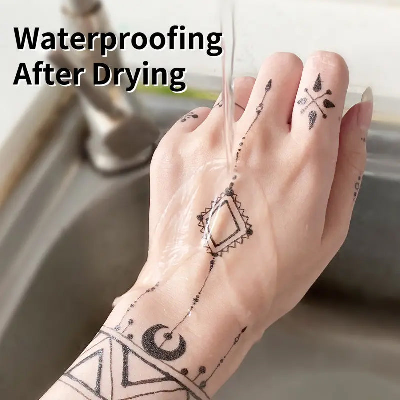 🎁🔥Last day sale 50% OFF🔥Cosmetic Grade Temporary Tattoo Markers for Skin, 10/15 Vibrant Colors Flexible Brush Tip Pens,, High Detail, Face Makeup Halloween, None Toxic, Office Stationery Writing Tool 2