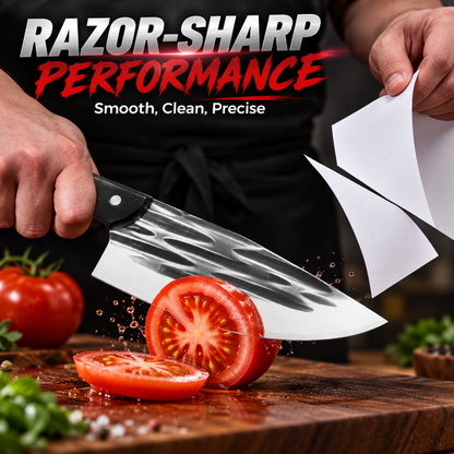 📢📢Hot Deal!!⏰50% Off for a Limited Time! A masterpiece by a master blacksmith, designed specifically for cutting hard objects.Ultra-Sharp Kitchen Butcher Knife
