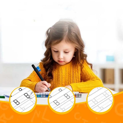 📢📢50% OFF !! ⏰Magic Grooved Copybook Writing Practice Set