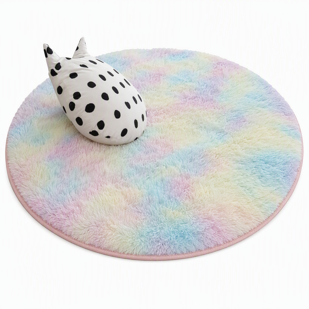 🛋️ Save 50%! 🧶 Plush Shaggy Area Rug – Tie‑dye gradient & ultra‑soft ✨