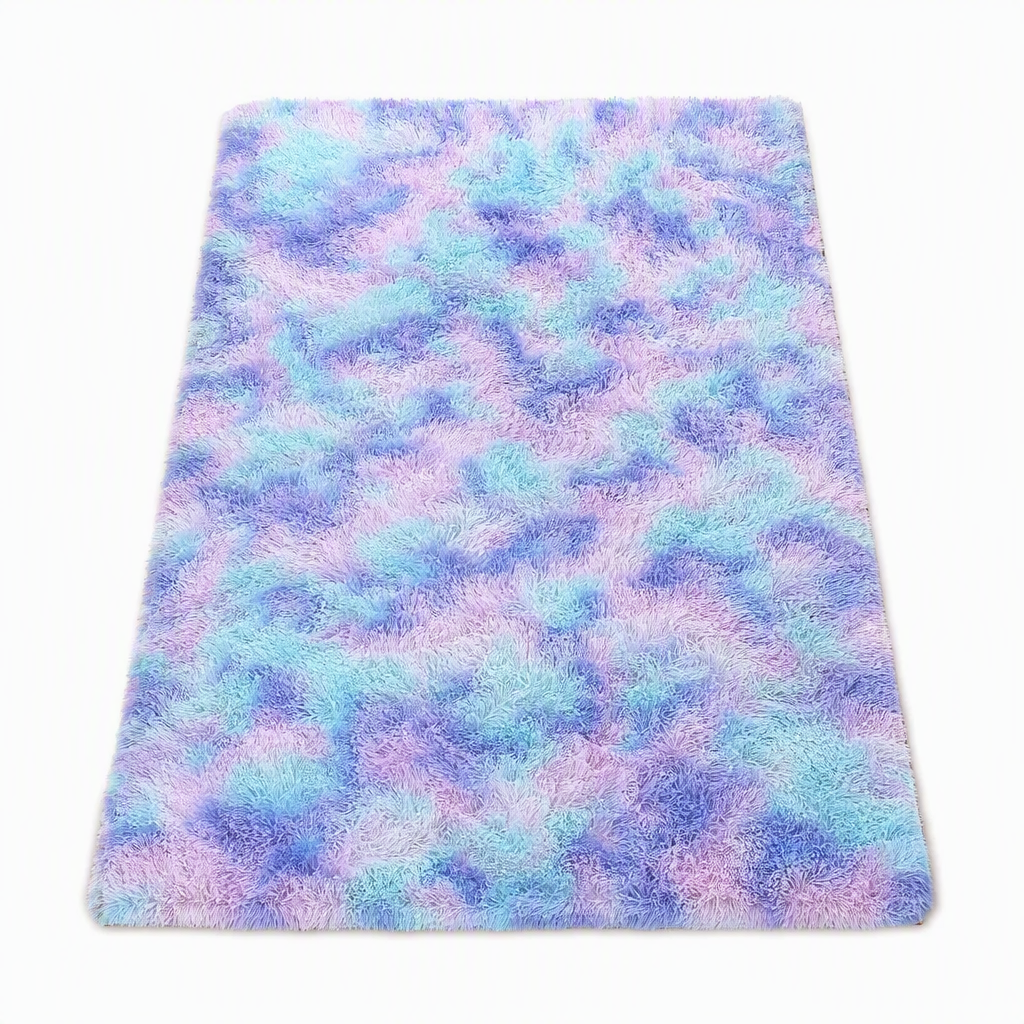 🛋️ Save 50%! 🧶 Plush Shaggy Area Rug – Tie‑dye gradient & ultra‑soft ✨
