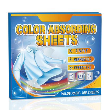 📢📢50% OFF !! ⏰Color Absorbing Sheets for Mixed Laundry