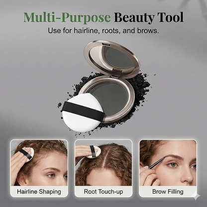 🔥 Hot Seller 💇 Hair Care Must-Have: Gray Hair Concealer Powder—Quickly corrects hair color and hides gray hair—A thickening powder specially designed for fine, limp hair