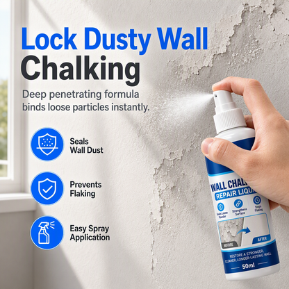 🥳 Hot Seller 🥳💞 Over 10,000 sold! Wall Repair Solution—prevents chalking, provides deep adhesion, and is waterproof. Makes your walls stronger—hurry and grab yours now! ✅