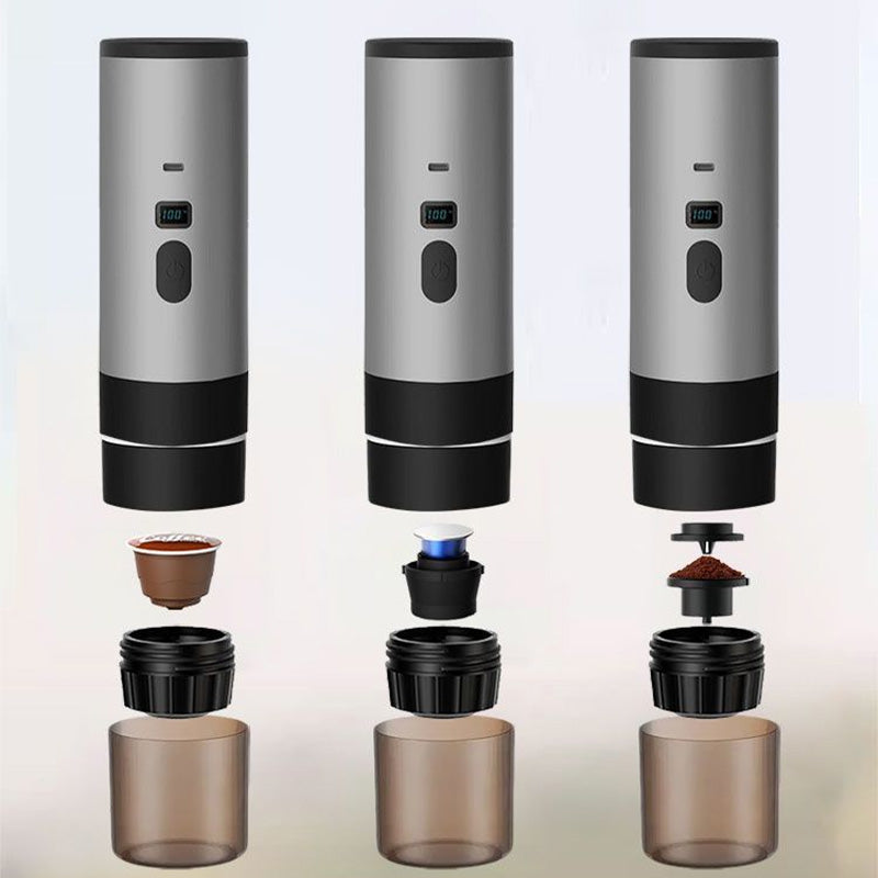 🎁2026 New Arrivals 50% OFF💥Portable Espresso Maker – digital display, Type-C rechargeable, 90ml tank & 120ml cup. Enjoy fresh hot coffee anywhere! 🛡️💪