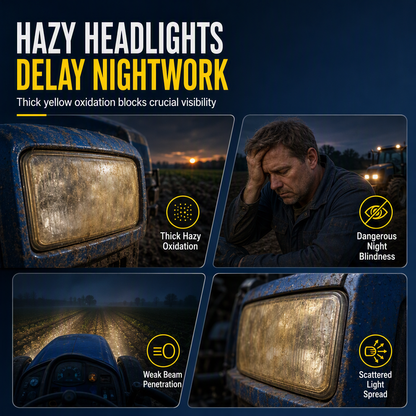 Agricultural Tractor and Vehicle Headlight Restoration Cream