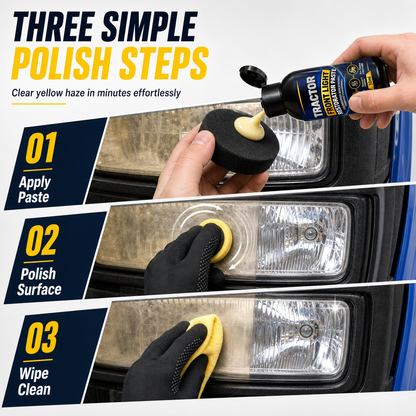 Agricultural Tractor and Vehicle Headlight Restoration Cream