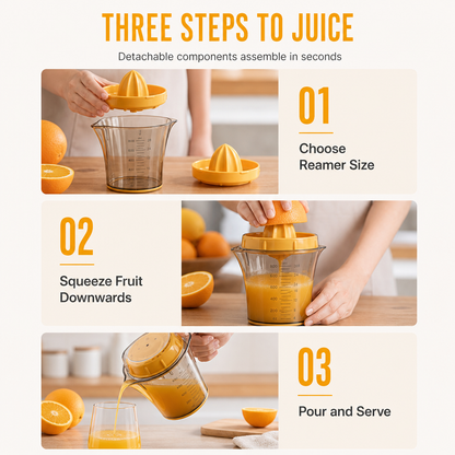 Portable Manual Fruit Juicer