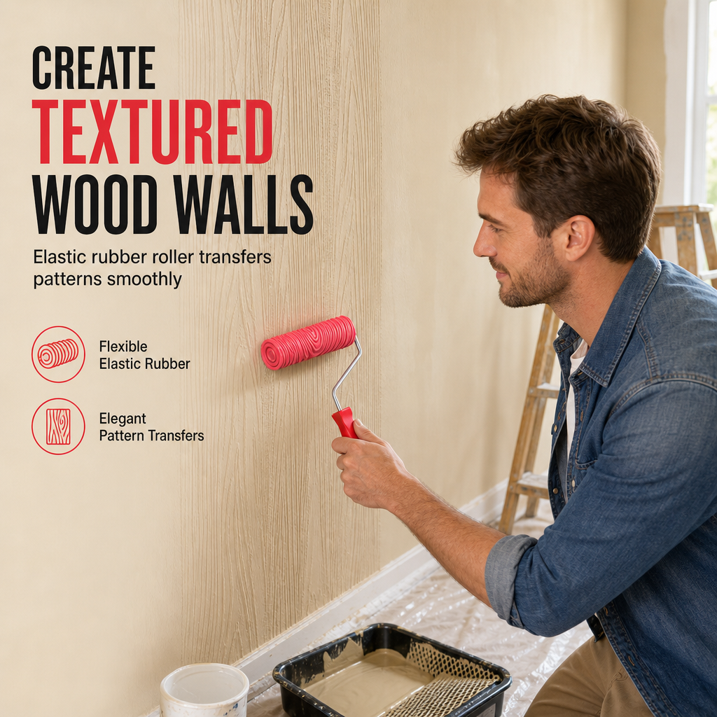 Embossing Roller DIY Pattern Paint Roller