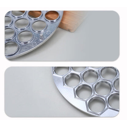 🥳2026 HOT SALE🥳💞50K+ SOLD! 🥟🛡️ Aluminum Dumpling Mold – 37 clear cavities shape perfect dumplings without hand strain. Sturdy support prevents deformation – no more broken dumplings! 🍽️✅