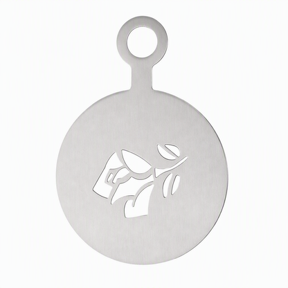 Stainless Steel Coffee Latte Art Stencil Template