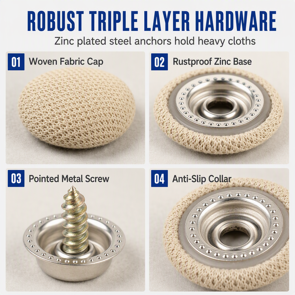 🚗 LIMITED-TIME 50% OFF 🔧 Car Headliner Repair Kit — Fix Sagging Roof Fabric, Snap Buttons & Rivets