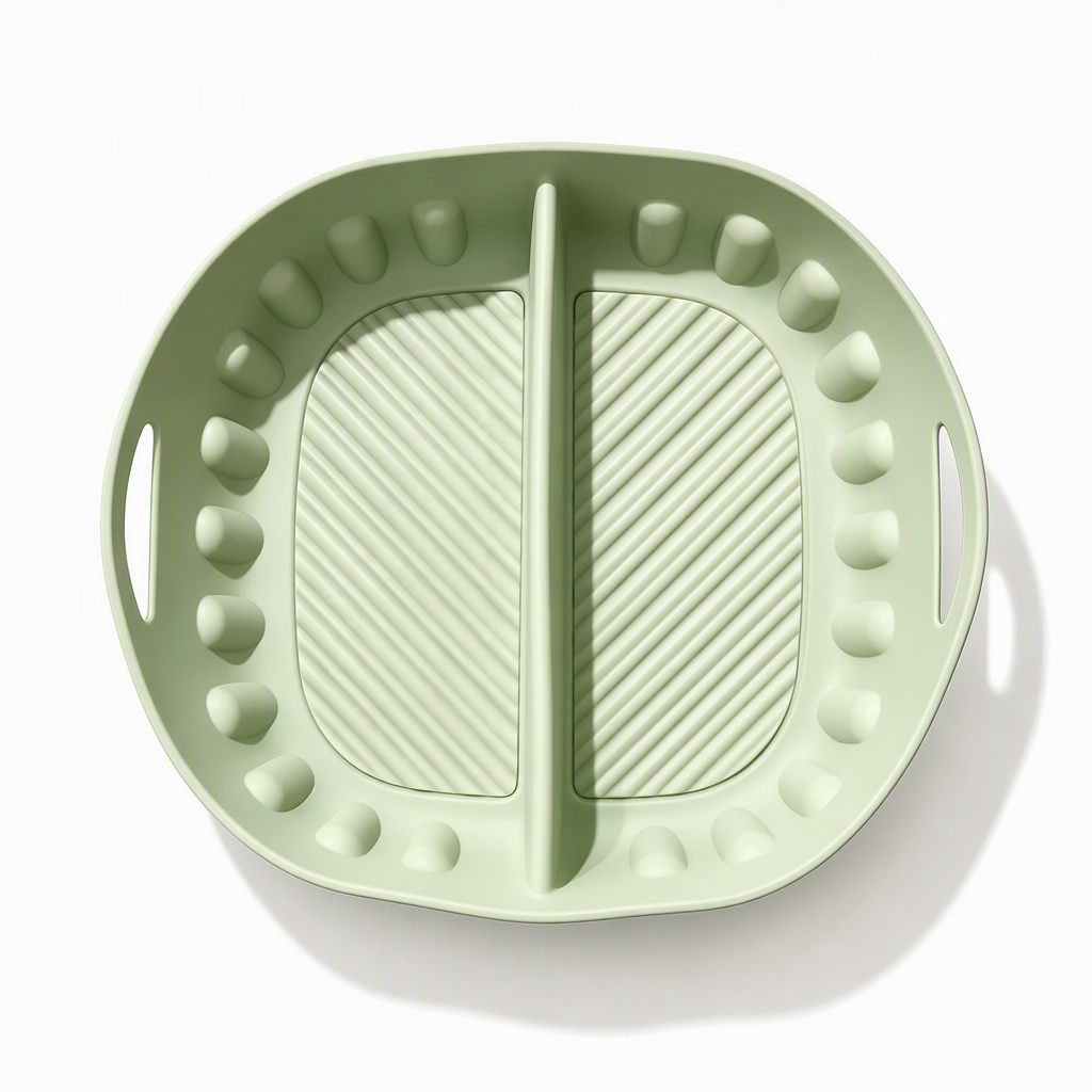 Reusable Divided Air Fryer Silicone Liner