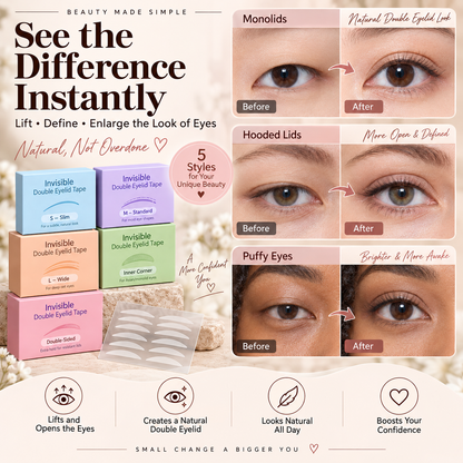 Self-Adhesive Natural Invisible Eyelid Tape