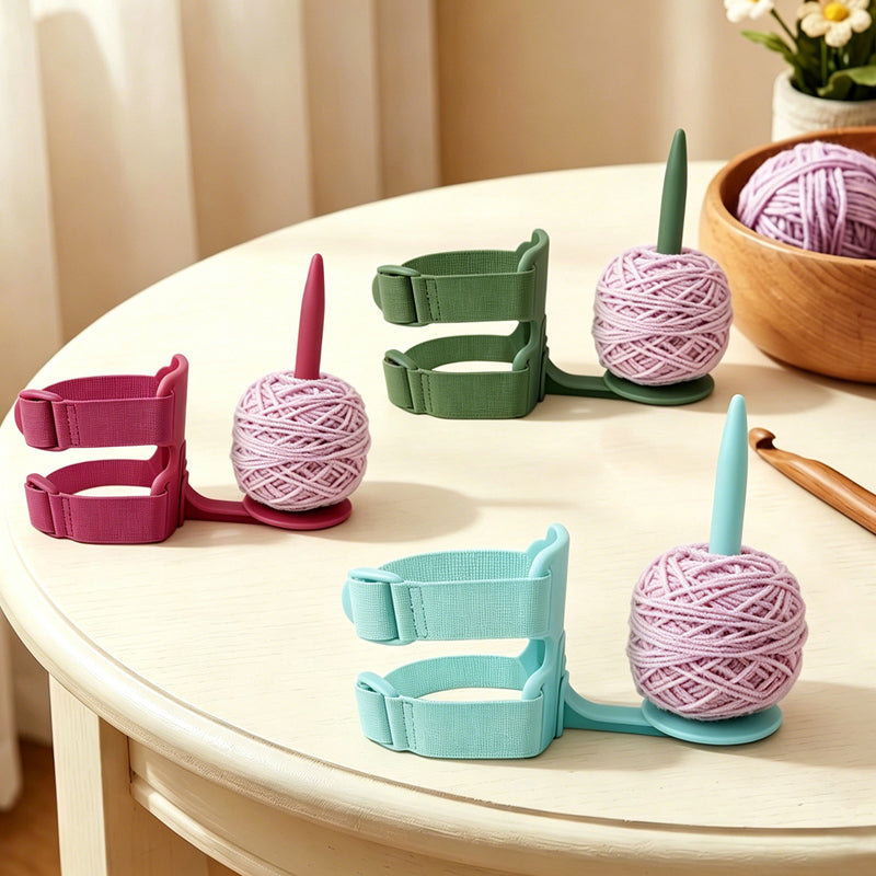 🧶Wearable Arm Yarn Holder with Adjustable Dual Straps
