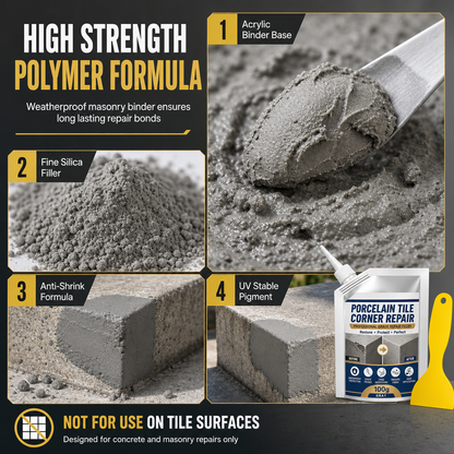 Waterproof Tile & Stone Corner Repair Filler