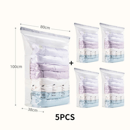 Reusable Vacuum-Free Compression Storage Bags