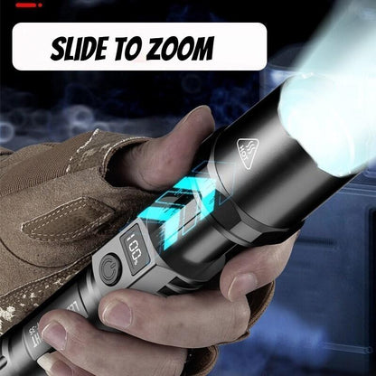 Rechargeable Laser Flashlight with Digital Display