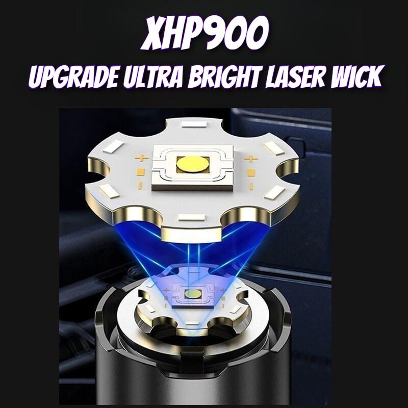 Rechargeable Laser Flashlight with Digital Display