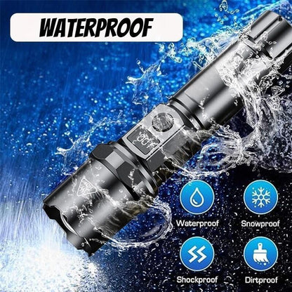 Rechargeable Laser Flashlight with Digital Display